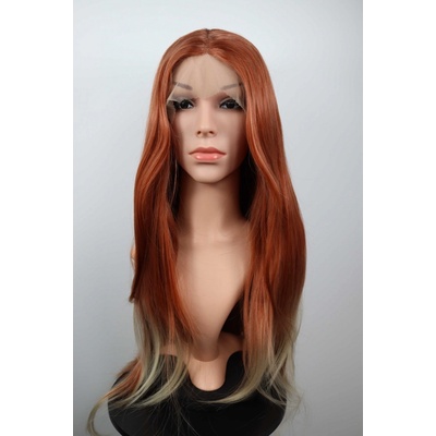 Wigorous Luisa - lace front dlhá ryšavá parochňa