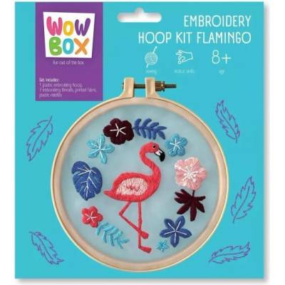 Wow Box: Sada na vyšívanie Plameniak