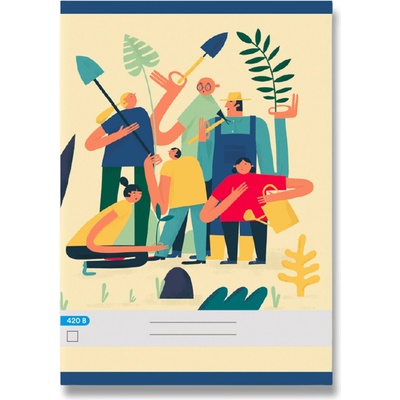 Papírny Brno Školní sešit Premium 420 A4 čistý – Zbozi.Blesk.cz