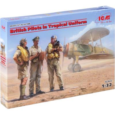 ICM British Pilots in Tropical Uniform 1939-1945 3 figúrky 1:32