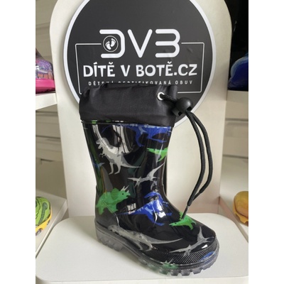 KTR dětské chlapecké holínky dino