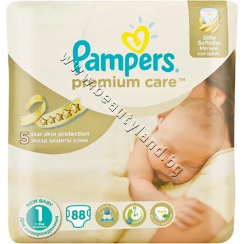 Pampers Пелени Pampers Premium Care New Born, 54-Pack, p/n PA-0201674 - Пелени за еднократна употреба за бебета с тегло от 2 до 5 kg (PA-0201674)
