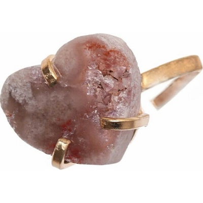 Nefertitis Be Beautiful Ametyst růžový Srdce prsten NF54673