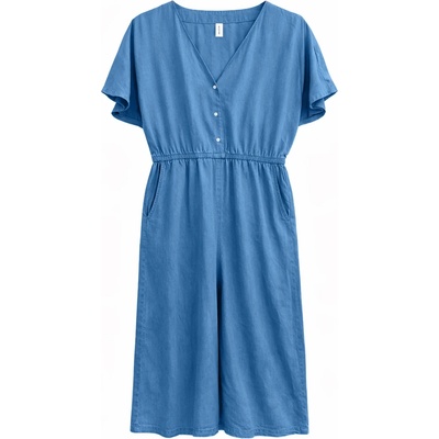 Mazine Дамски гащеризон Mazine Women's Wide Leg Tencel Jumpsuit - Dark Blue Wash - размер XL (102-5335-0114)