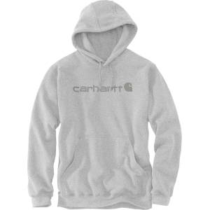 Carhartt WIP Мъжки суичър Carhartt Signature Logo Sweatshirt Hoodie - Heather Gray / Gray (017-2834-1013)