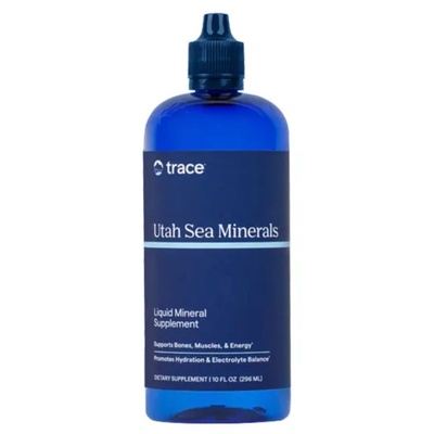 Trace Minerals Utah Sea Minerals, натурален концентрат на електролити, 296 мл