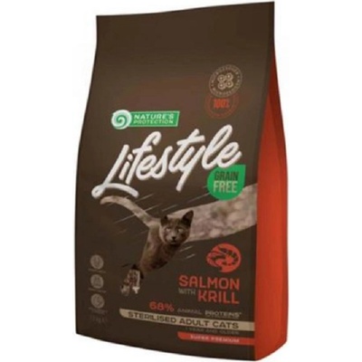 Natures Protection Lifestyle cat adult sterilised salmon & krill 1,5 kg