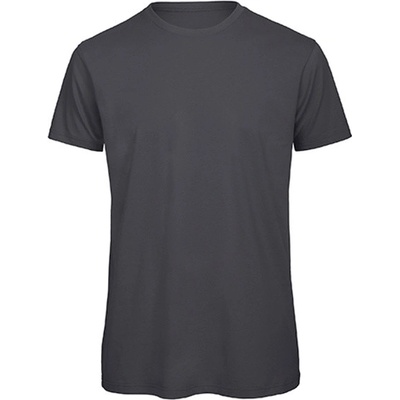 B&C pánske tričko TM042 dark grey Solid