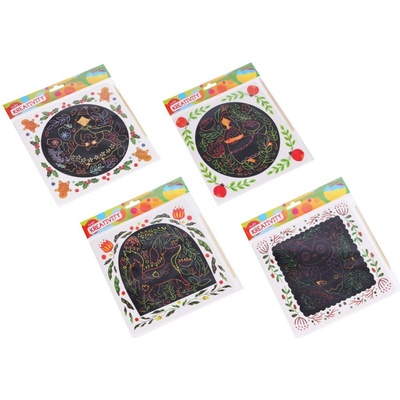 Vyškrabovací obrázek 20x20 cm – Zboží Dáma