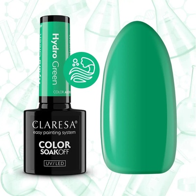 Claresa Gel-lak Hydro zelený 5 g