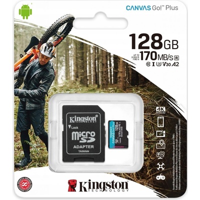 Kingston MicroSDXC UHS-I U3 128 GB SDCG3/128GB – Hledejceny.cz