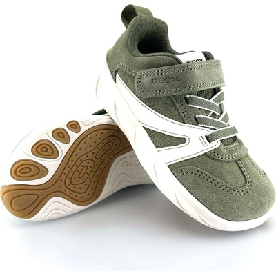 Geox Barefoot tenisky J Foot-run Sage White