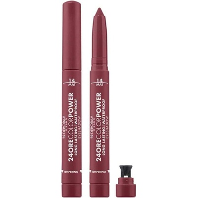 Deborah Milano matný vysouvací oční stín v tužce 24ore Color Power 14 Burnt Sienna 1,4 g