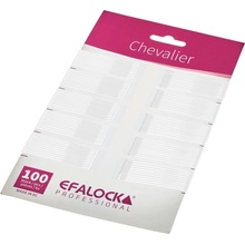 EFALOCK sponky Chevalier rovné 100 ks biele 5 cm