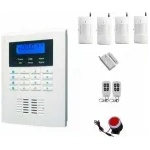  Ip-ap021-4 - безжична, gsm аларма за дома, 2.1" lcd дисплей, клавиатура, 4 обемни датчика, 1 МУК, 2 дистанционни (ip-ap021-4)