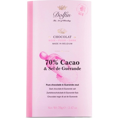 Dolfin hořká 70% s Fleur de Sel 70 g