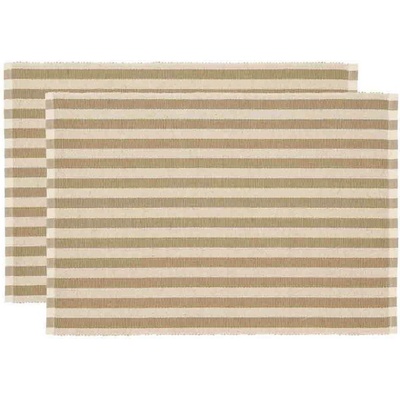 Södahl bavlna prostírání Statement Stripe Beige 33x48cm 2ks