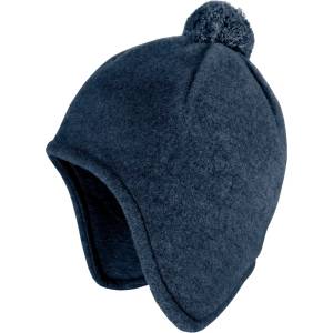 maximo Детска зимна шапка (beanie) Maximo Kids' Mini Inkbeanie with Pom-pom Beanie - Navy Melange - размер 47-49 cm (904-5098-0412)