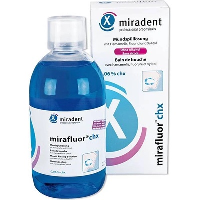 Miradent Вода за уста Mirafluor CHX 0.06%, 500 ml