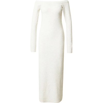 Weekday Плетена рокля 'Lollo' бяло, размер L