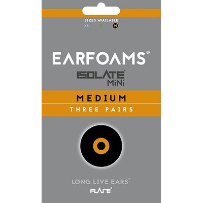 Earfoams Isolate MiNi náhradné vankúšiky 3 Páry M