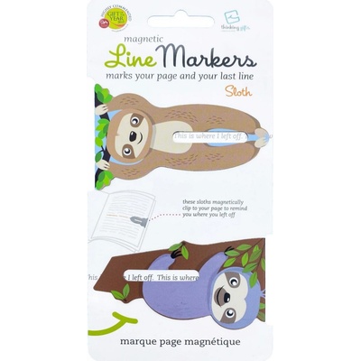 Záložky do knihy - lenochod