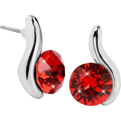 JSB se Swarovski Elements červená vlnka Light Siam 15156