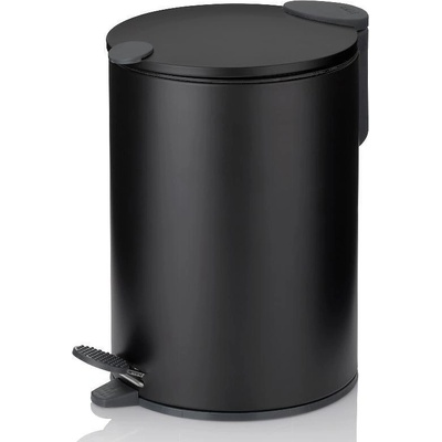 Kela Кош за отпадъци kela mats с педал (3 л) - черен (kela 23614)