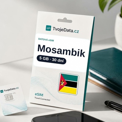 eSIM Mosambik 5 GB / 29 dní