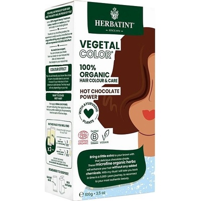 Herbatint Vegetal Colour Bio Rastlinná farba na vlasy Hot Chocolate
