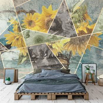 Image 1 of Art Gift Decor Фототапет - Слънчогледов пъзел