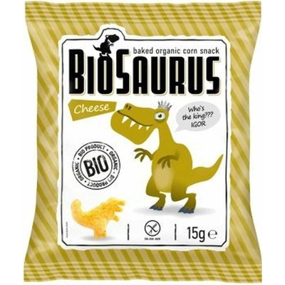 Mc LLOYD 's BioSaurus Bezlepkové syrové kukuričné chrumky 15 g