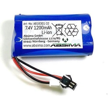 ABSIMA Батерия Li-Ion Battery Pack (7.4 1200mAh) Absima AB18301-32 (AB18301-32)