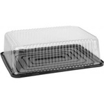 Horecano - Пластмасова кутия за торта за еднократна употреба 38x28, 8xh11, 5см BAKERY-(HC-981893) (232202) (01981893)