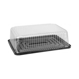 Horecano - Пластмасова кутия за торта за еднократна употреба 38x28, 8xh11, 5см BAKERY-(HC-981893) (232202) (01981893)