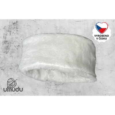 umudu Zimní hřejivá Soft Fur White ručně šitá v Česku