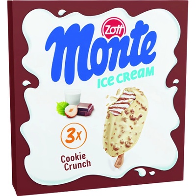 Zott Monte White Cookie 3x90 ml