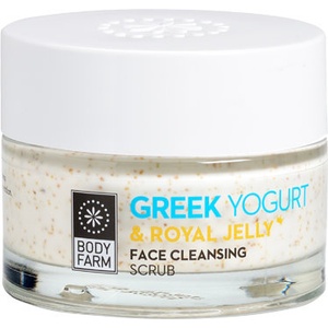 Bodyfarm Greek Yogurt & Royal jelly Почистващ скраб за лице, 50 ml