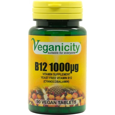 Veganicity Vitamín B12 1000 µg 90 tablet