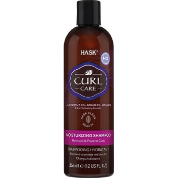 HASK Curl Care hydratační šampon pro vlnité a kudrnaté vlasy 355 ml