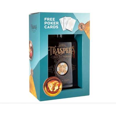 Traspers Panama Rum 15y 44% 0,7 l (dárkové balení karty na poker)