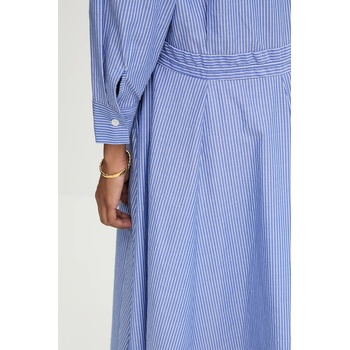 ANSWEAR Рокля Answear. LAB в синьо дълга разкроена (PK.12310.TOS)