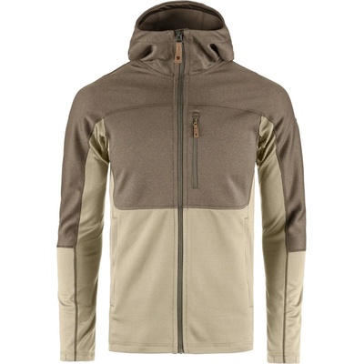 Fjällräven Мъжко поларено яке Fjällräven Abisko Trail Fleece Fleece jacket - Fossil / Suede Brown (004-1409-1411)