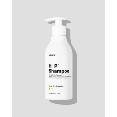 Dermz Konopný šampon s probiotiky proti svědění a šupinatění pokožky hlavy H+P 300 ml