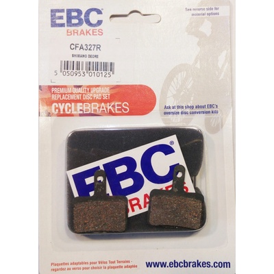 Brzdové destičky EBC CFA327R Organické pro jízdní kola Shimano Tektro Auriga Meca