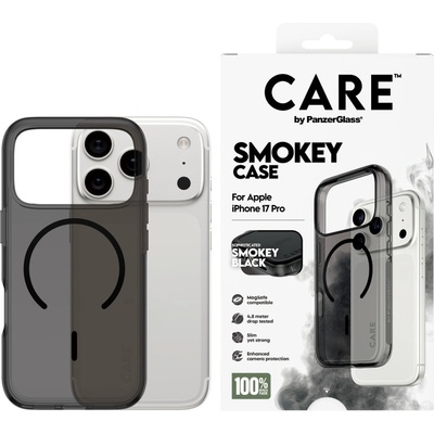 Panzer Гръб Care by PanzerGlass за iPhone 17 Pro, Flagship Case Urban Explorer Smokey w. Black MagSafe