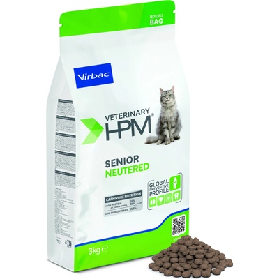 VIRBAC HPM VET HPM Senior Cat Neutered NEW 3 kg
