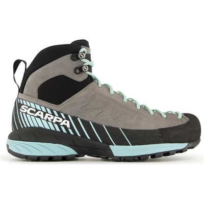 Scarpa Дамски апроуч обувки Scarpa Women's Mescalito Mid GTX Approach shoes - MidGrey / Aqua - размер 37, 5 (EU) (142-0238-0114)