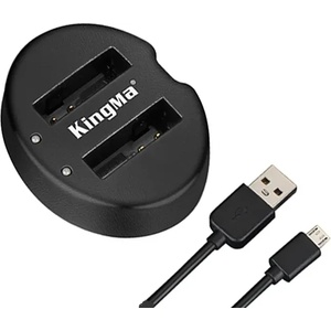 KingMa Двойно USB Зарядно за Panasonic CGA-S005E Батерии за Lumix LX3 FX50 FX9 Зарядно за батерии