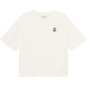 DEDICATED Дамска тениска DEDICATED Women's T-Shirt Vadstena Autumn Harvest EMB T-shirt - Off-White - размер L (916-7283-0114)